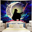 Star War Love You To The Moon Galaxy Tapestry Room Decor Nearkii