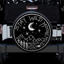 Stay Wild Moon Child Car Spare Tire Cover Gift For Campers Nearkii