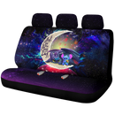 Stitch And Toothless Love You To The Moon Galaxy Car Back Seat Covers Decor Protectors Nearkii