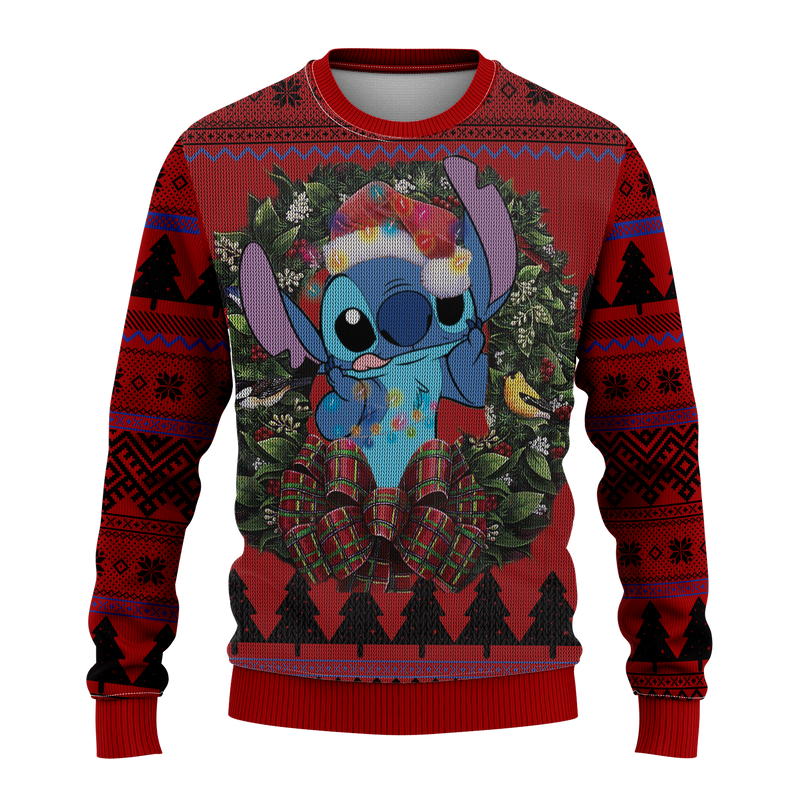 Stitch Cute Mc Ugly Christmas Sweater Thanksgiving Gift Nearkii