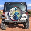 Stitch Love You To The Moon Galaxy Spare Tire Covers Gift For Campers Nearkii