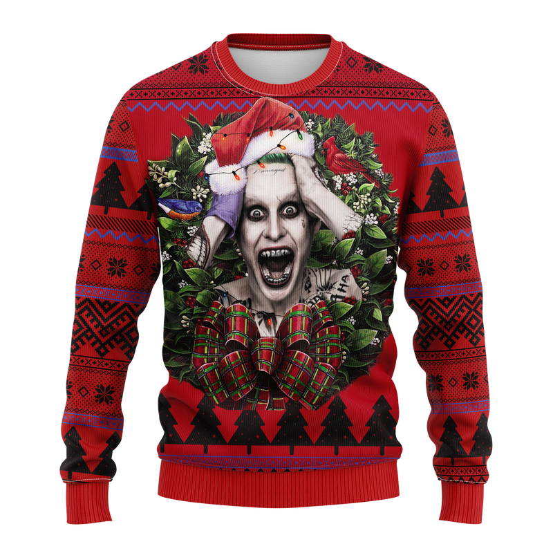 Suicide Squad Joker Noel Mc Ugly Christmas Sweater Thanksgiving Gift Nearkii