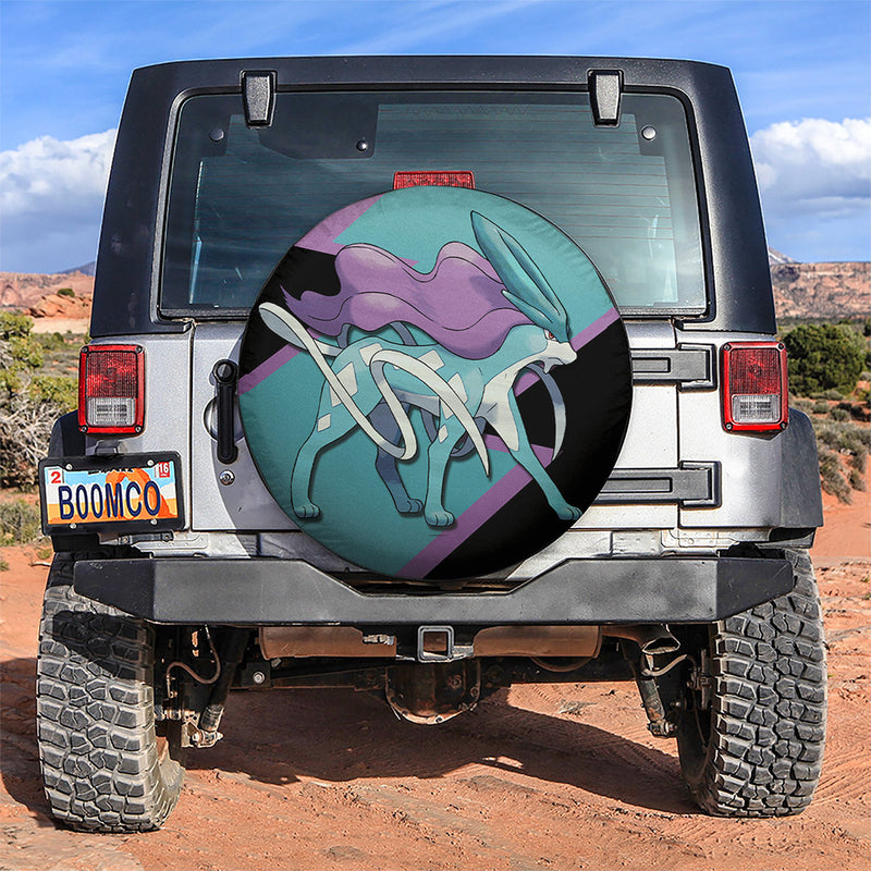 Suicune Pokemon Car Spare Tire Covers Gift For Campers Nearkii