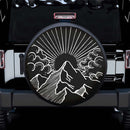Sunrise on the Mountain Spare Tire Cover Gift For Campers Nearkii