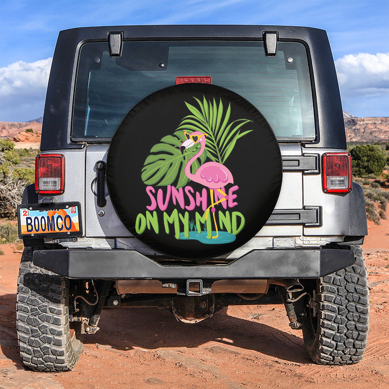 Sunshine On My Mind Car Spare Tire Gift For Campers Nearkii