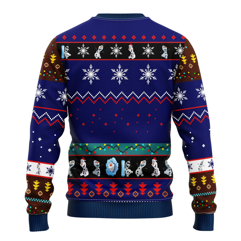 Frozen Ugly Christmas Sweater Blue 1 Amazing Gift Idea Thanksgiving Gift Nearkii