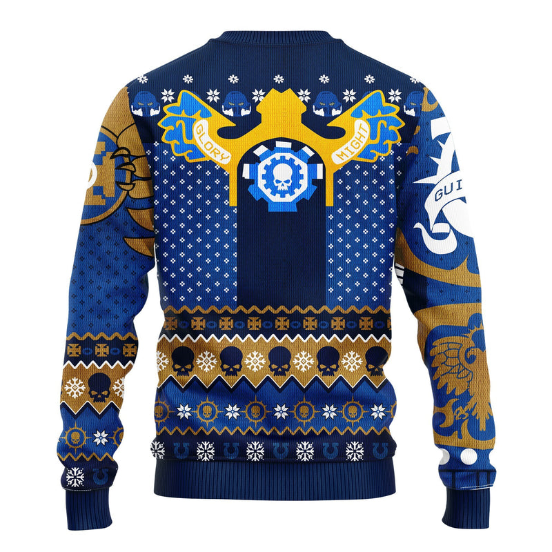 Warhammer 40K Blue Ugly Christmas Sweater Amazing Gift Idea Thanksgiving Gift Nearkii