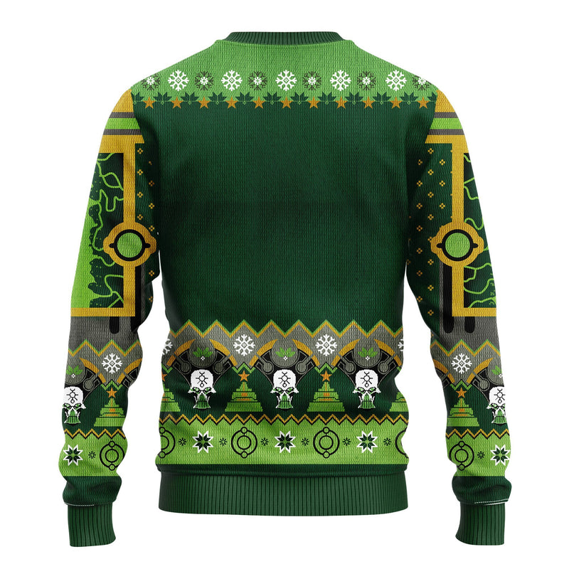 Warhammer 40K Green Ugly Christmas Sweater Amazing Gift Idea Thanksgiving Gift Nearkii