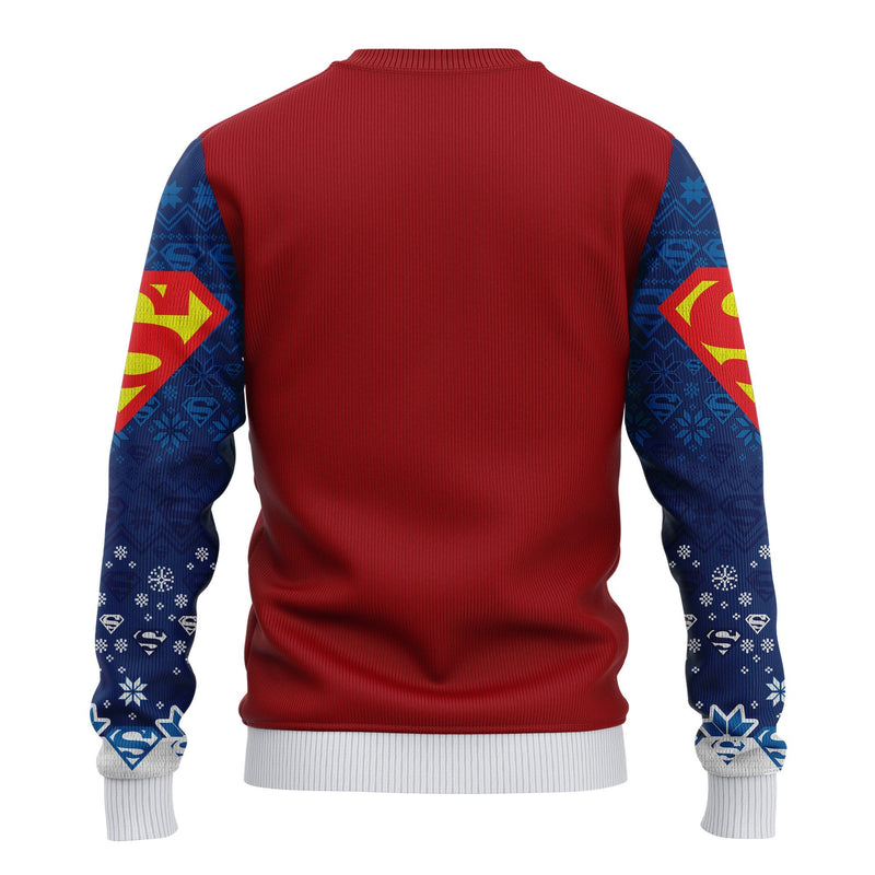 Superman Dc Ugly Christmas Sweater Amazing Gift Idea Thanksgiving Gift Nearkii