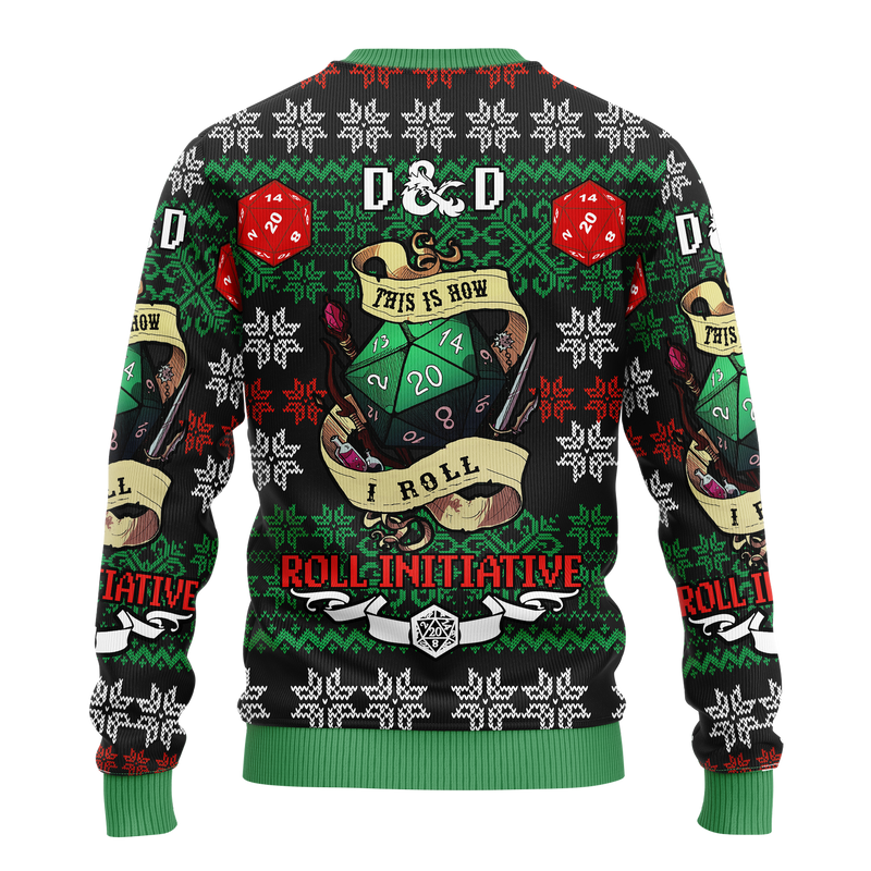 This Is How I Roll Ugly Christmas Sweater Anime Xmas Gift