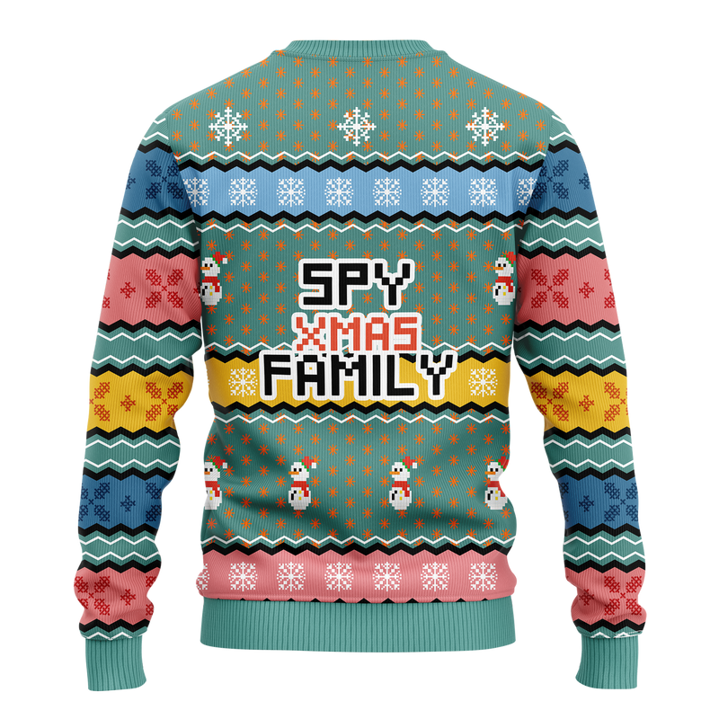 Spy X Family Loid Yor And Anya Ugly Christmas Sweater Anime Xmas Gift Nearkii