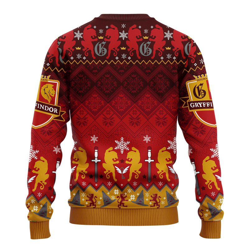 Harry Potter Gryffindor Christmas Ugly Christmas Sweater Xmas Gift Nearkii