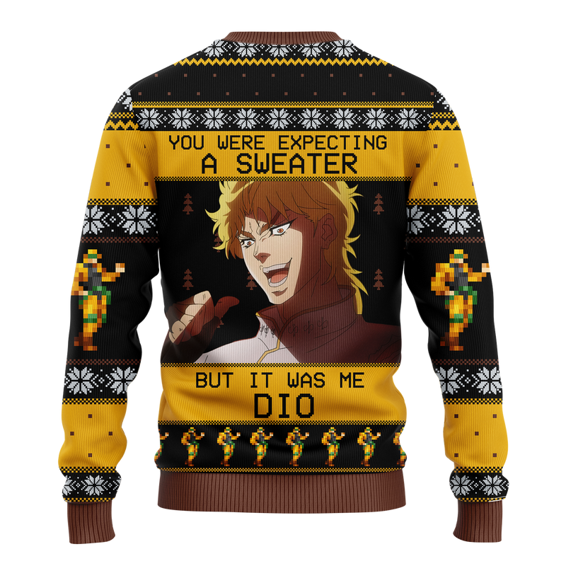 It Was Me Dio Jojo’s Bizarre Adventure Ugly Christmas Sweater Anime Xmas Gift Nearkii