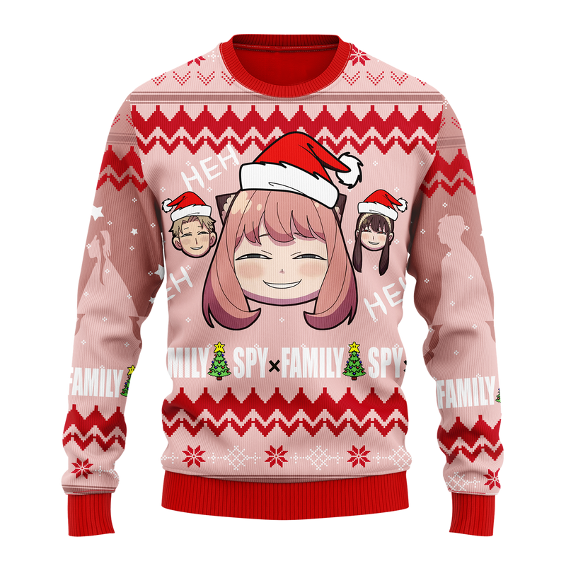 Spy X Family Anya Ugly Christmas Sweater Anime Xmas Gift Nearkii