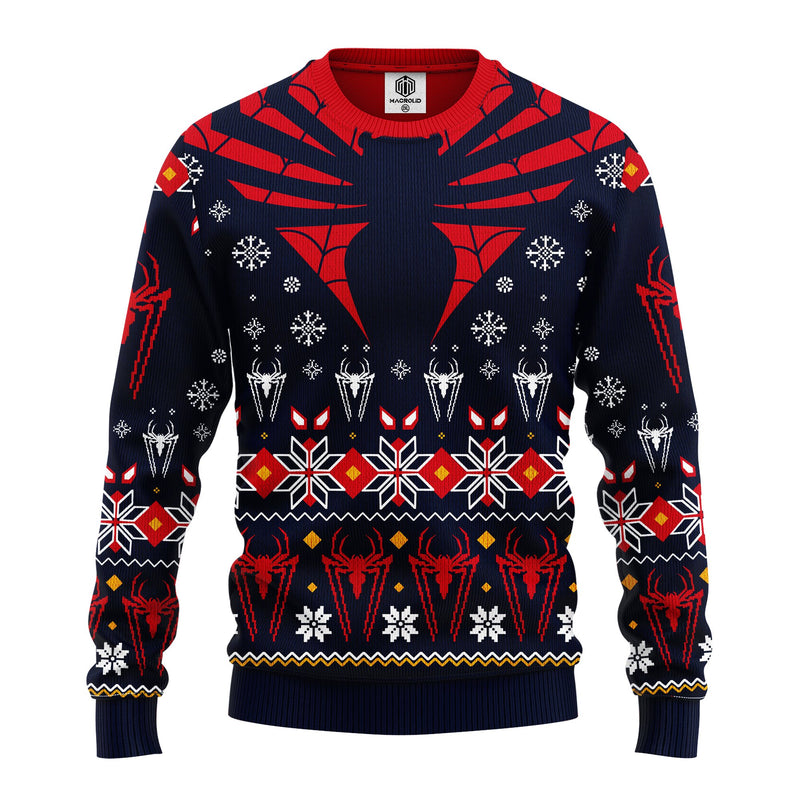 Spiderman Winter Ugly Christmas Sweater Amazing Gift Idea Thanksgiving Gift Nearkii