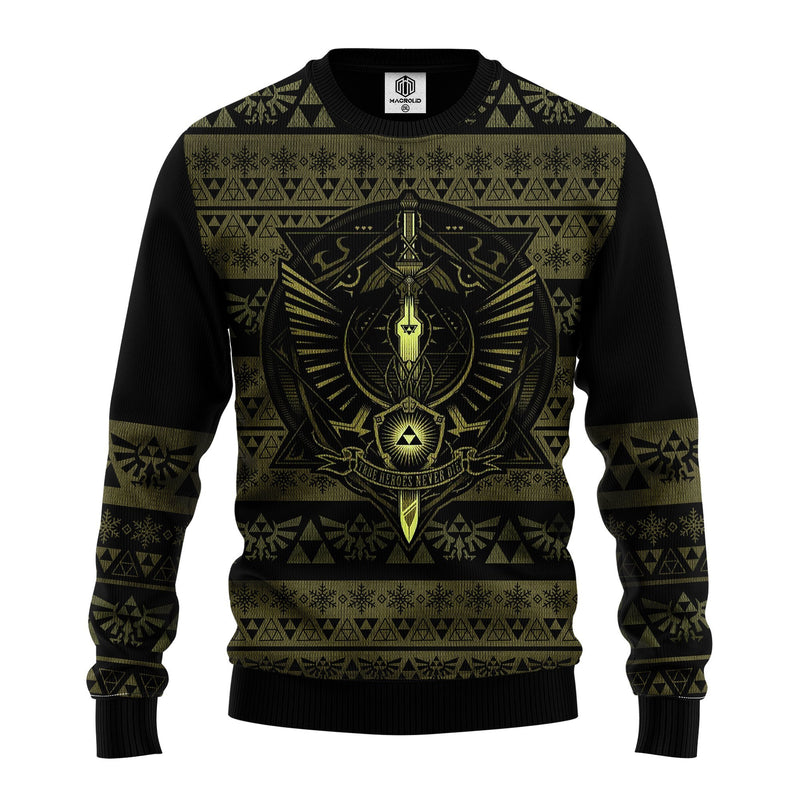 Zelda 3D Ugly Christmas Sweater Amazing Gift Idea Thanksgiving Gift Nearkii