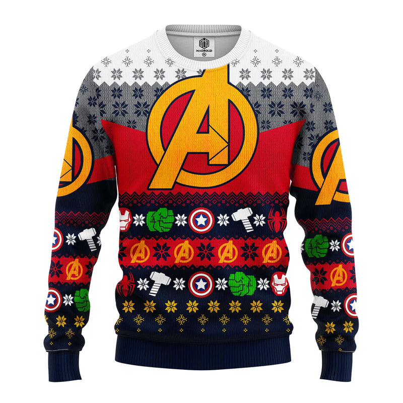 Avengers Team Ugly Christmas Sweater Amazing Gift Idea Thanksgiving Gift Nearkii