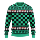 Demon Slayer Tanjro Ugly Christmas Sweater Anime Xmas Gift Nearkii
