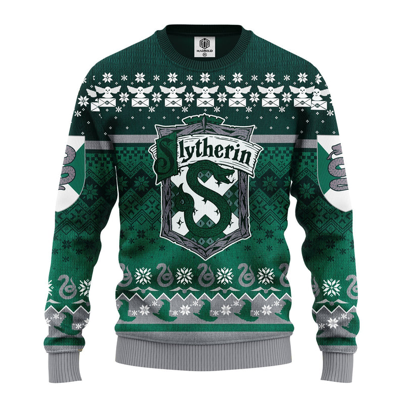 Slytherin Harry Potter Ugly Christmas Sweater Amazing Gift Idea Thanksgiving Gift Nearkii