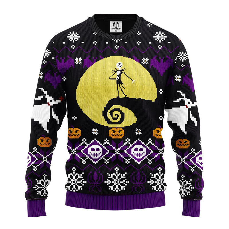 Nightmare Before Xmas Ugly Christmas Sweater Amazing Gift Idea Thanksgiving Gift Nearkii