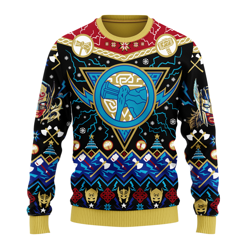 Thor Love And Thunder Ugly Christmas Sweater Anime Xmas Gift Nearkii
