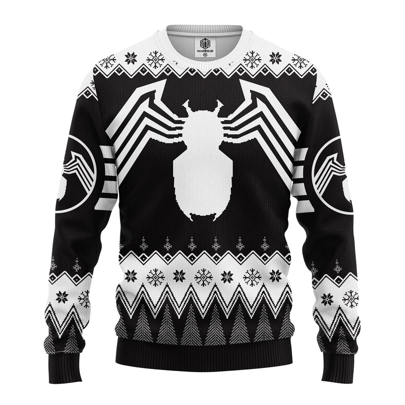 Spider Man Black Ugly Christmas Sweater Amazing Gift Idea Thanksgiving Gift Nearkii