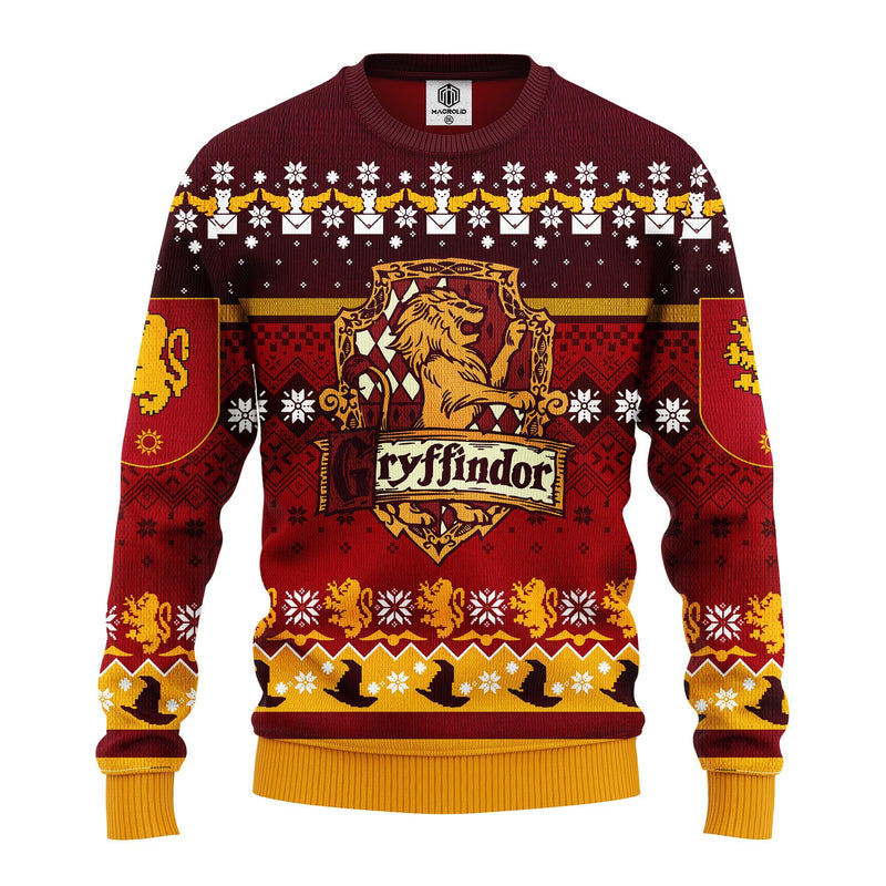 Harry Potter Gryffindor Xmas Ugly Christmas Sweater Amazing Gift Idea Thanksgiving Gift Nearkii