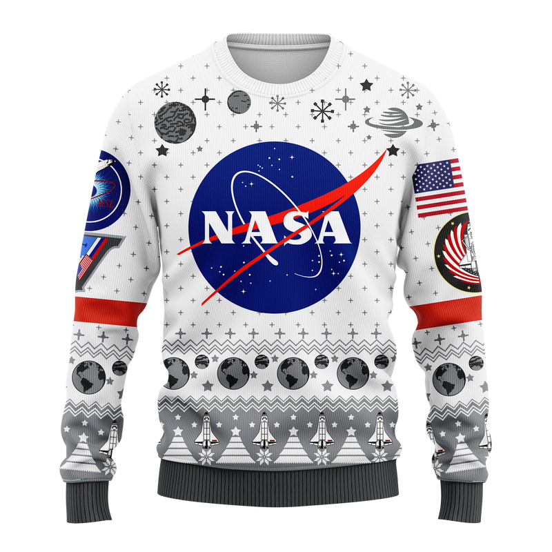 USA NASA Ugly Christmas Sweater Xmas Gift Nearkii