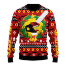 Red Chainsaw Man Denji Ugly Christmas Sweater Anime Xmas Gift Nearkii