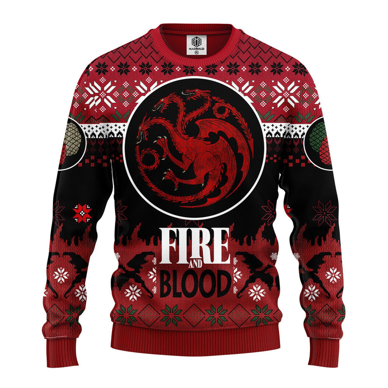 Game Of Thrones Targaryen Ugly Christmas Sweater Amazing Gift Idea Thanksgiving Gift Nearkii