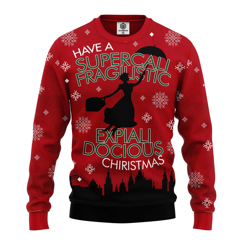 Mary Poppins Ugly Christmas Sweater Amazing Gift Idea Thanksgiving Gift Nearkii