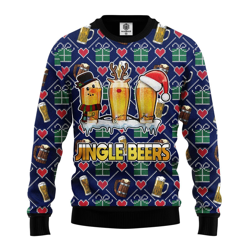 Jingle Beer Ugly Christmas Sweater Amazing Gift Idea Thanksgiving Gift Nearkii