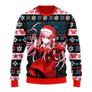 Darling In The Franxx Zero Two Ugly Christmas Sweater Anime Xmas Gift