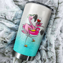 Drunk Flamingo Camping Camfire Tumbler 2023 Nearkii