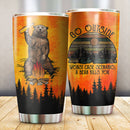 Bear Beer Orange Camping Camfire Tumbler 2023 Nearkii