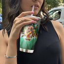 Guitar Bear Camping Camfire Tumbler 2023 Nearkii