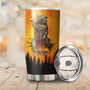 Bear Beer Orange Camping Camfire Tumbler 2023 Nearkii