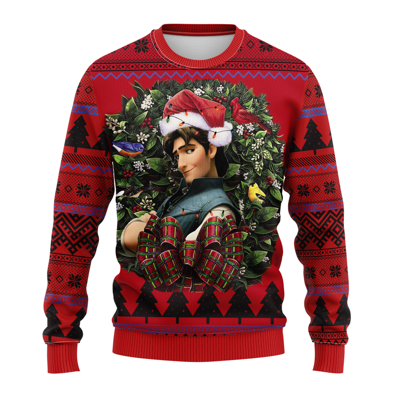 Tangled Flin Noel Mc Ugly Christmas Sweater Thanksgiving Gift Nearkii