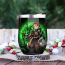 Tanjiro Moonlight Love You To Moon And Back Premium Wine Tumbler Nearkii