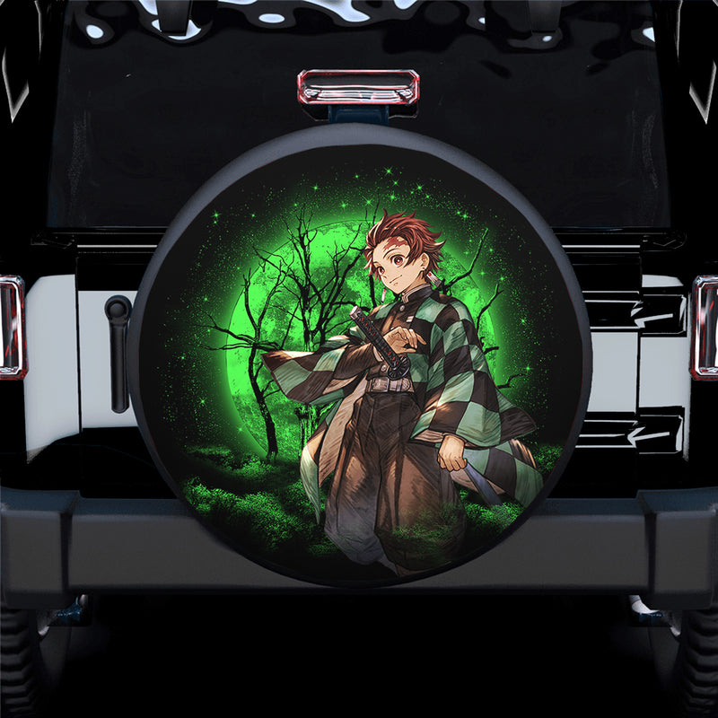 Tanjiro Demon Slayer Spare Tire Cover Gift For Campers Nearkii