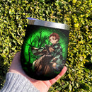 Tanjiro Moonlight Love You To Moon And Back Premium Wine Tumbler Nearkii