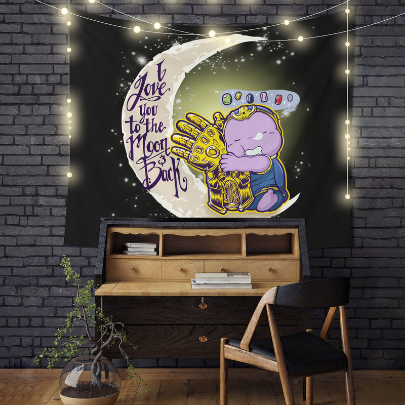 Thanos Love You To The Moon Tapestry Room Decor Nearkii