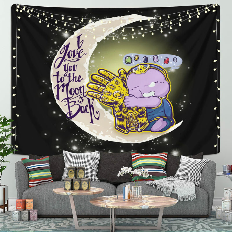 Thanos Love You To The Moon Tapestry Room Decor Nearkii