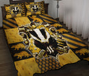 The Hufflepuff Badger Harry Potter Quilt Bed Sets Nearkii