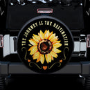 The Journey Is The Destination Jeep Car Spare Tire Cover Gift For Campers Nearkii