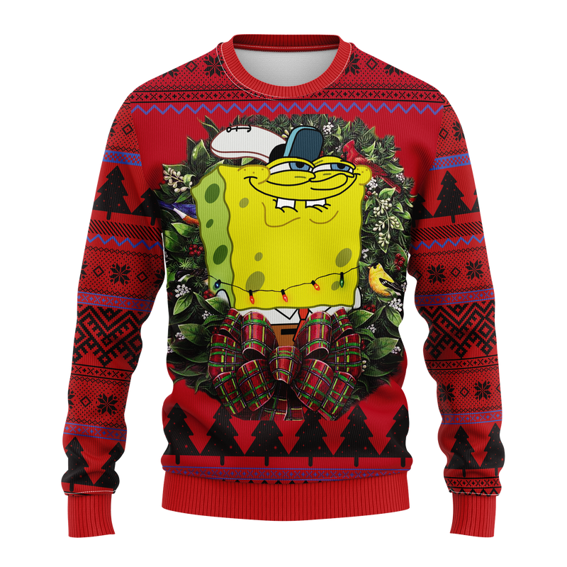 The Spongebob Squarepants Noel Mc Ugly Christmas Sweater Thanksgiving Gift Nearkii