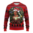 Tiana Princess Noel Mc Ugly Christmas Sweater Thanksgiving Gift Nearkii