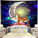 Tiger Moon And Back Tapestry Room Decor Nearkii