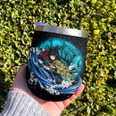 Tomioka Giyuu Moonlight Love You To Moon And Back Premium Wine Tumbler Nearkii