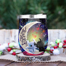 Toothless Light Fury Night Fury Love You To Moon And Back Premium Wine Tumbler Nearkii